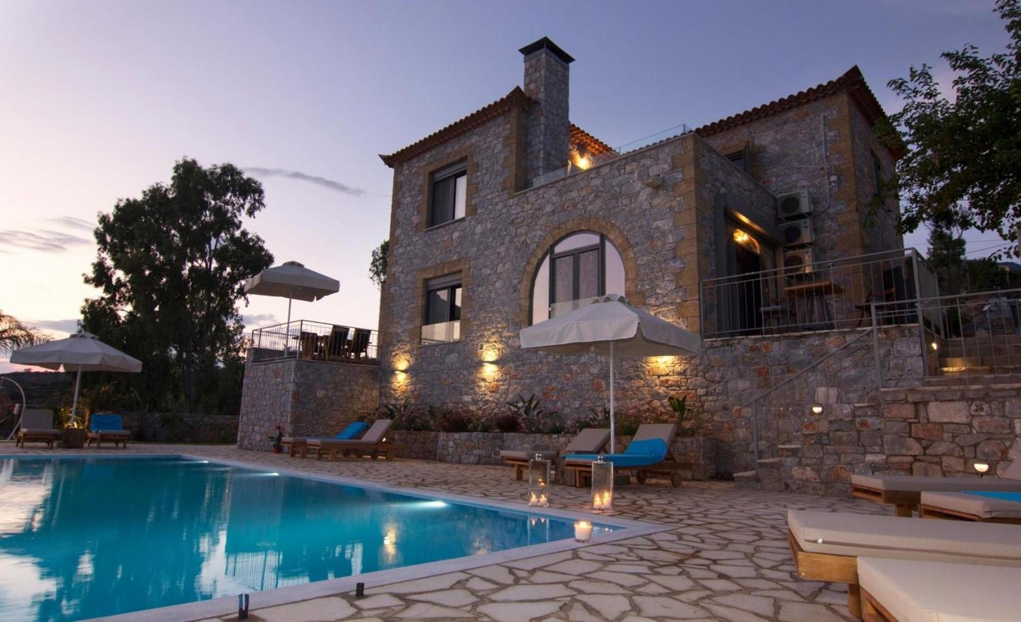 Irini Villa By Elrin Villas Mani Neokhorion  Exterior photo